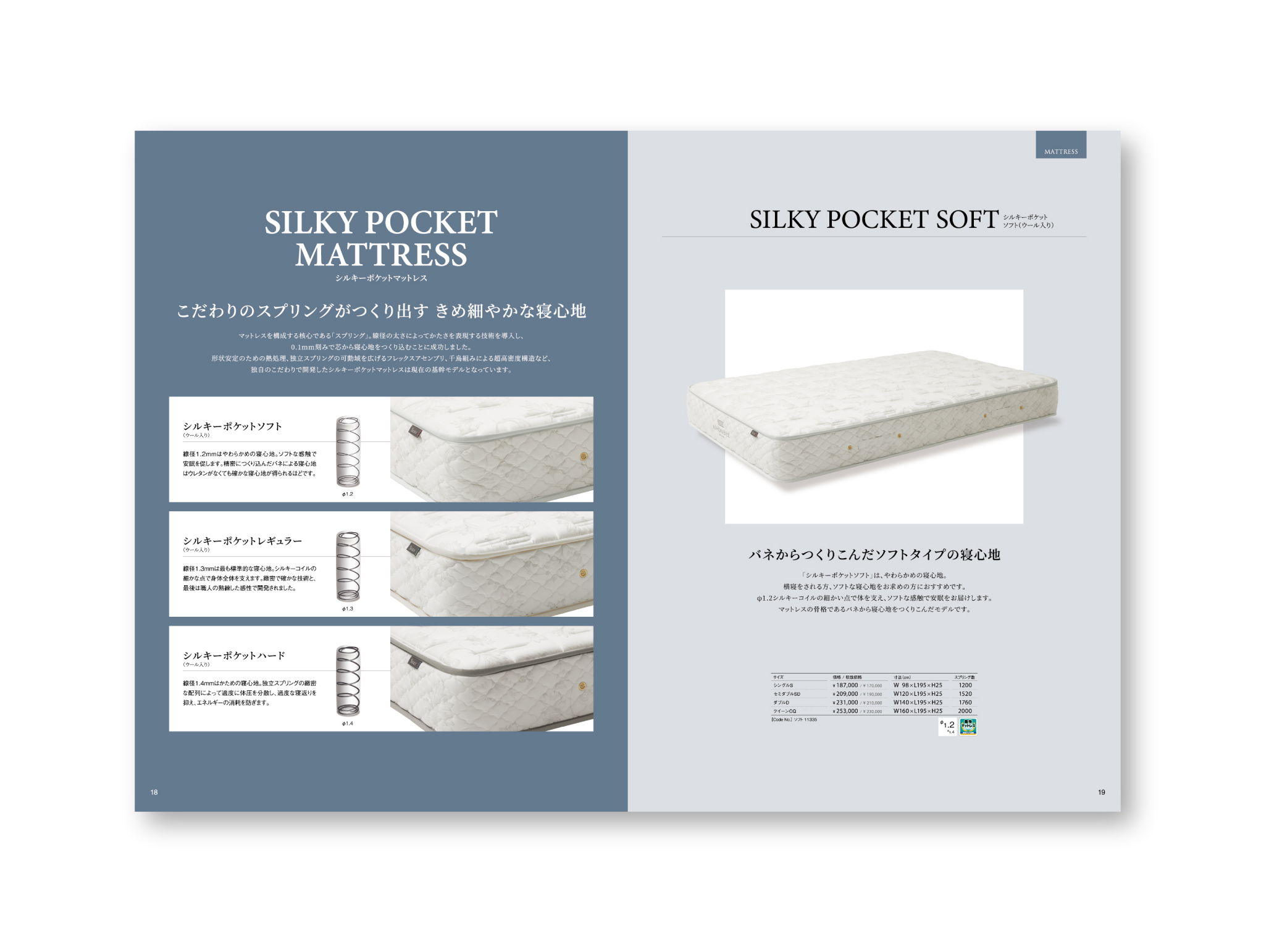 日本ベッド製造株式会社様　カタログ